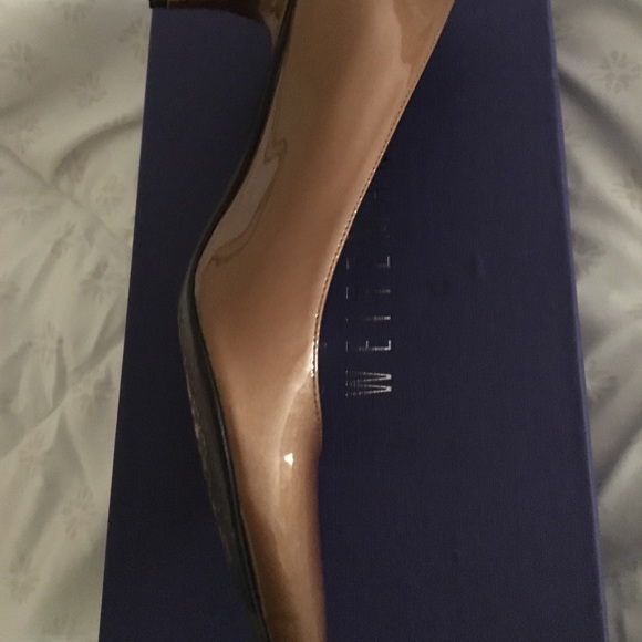 Bronze Stuart Weitzman Muse Pump Bruciato Quasar - Picture 7 of 8